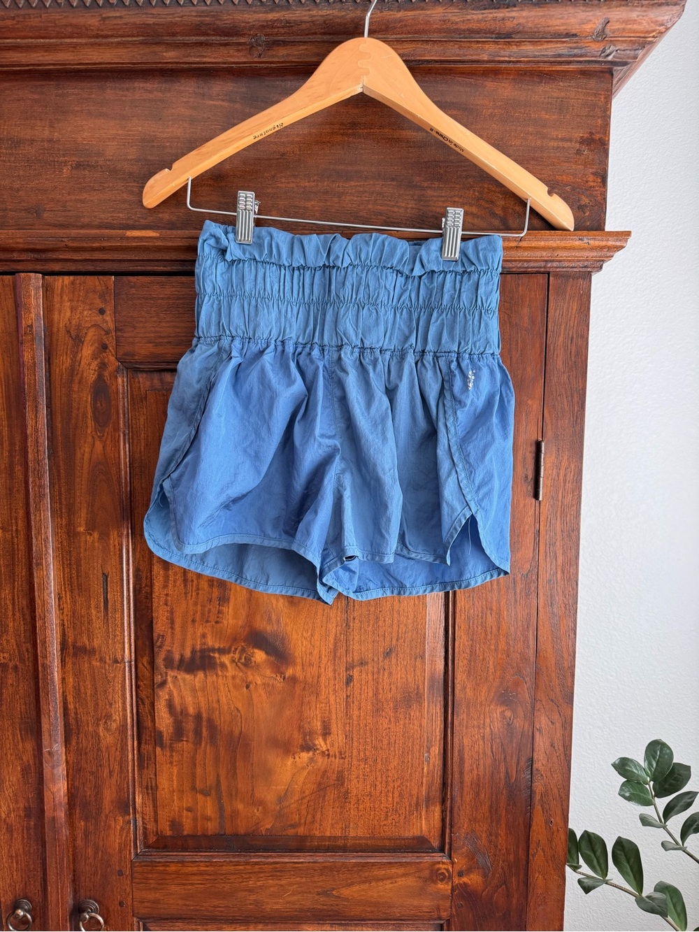 Free People Movement The Way Home shorts high rise smocked waistband